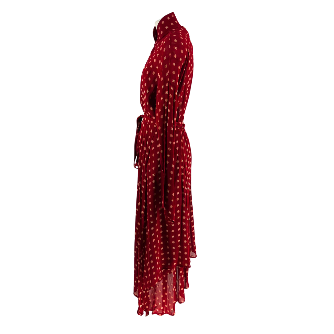 Jean Paul Gaultier Crimson Maxi Dress