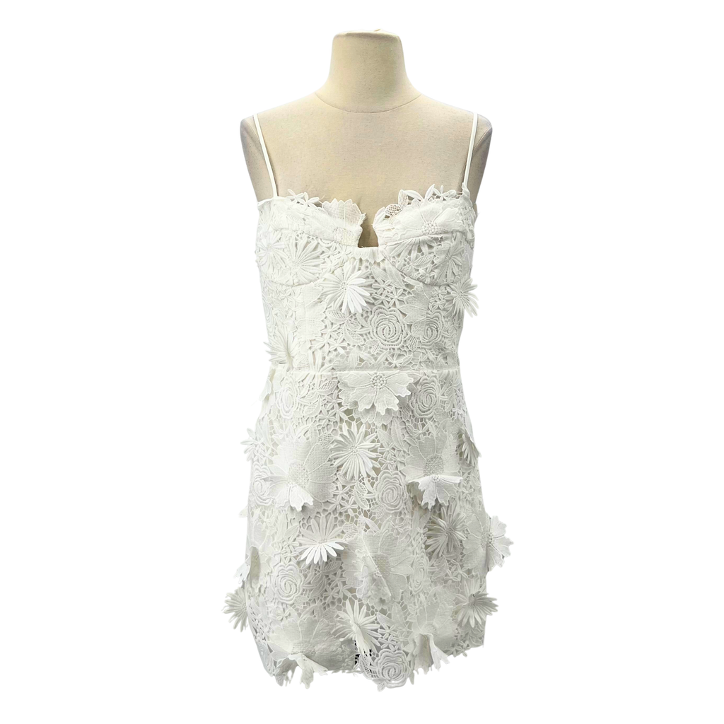 Bardot Size L White Mini Dress Chic Consignment LLC Bardot Size L White Mini Dress Chic Consignment LLC