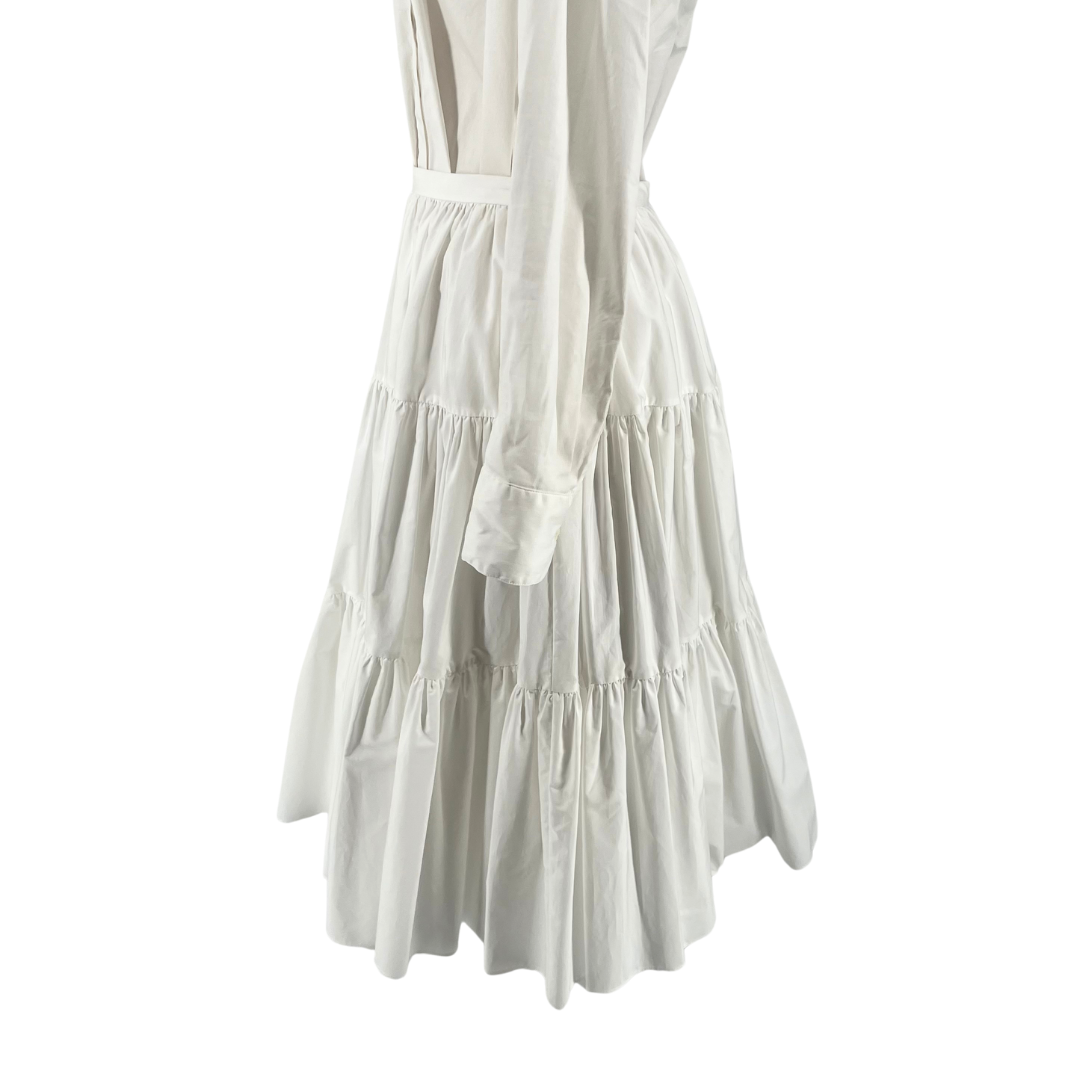Valentino White Midi Skirt