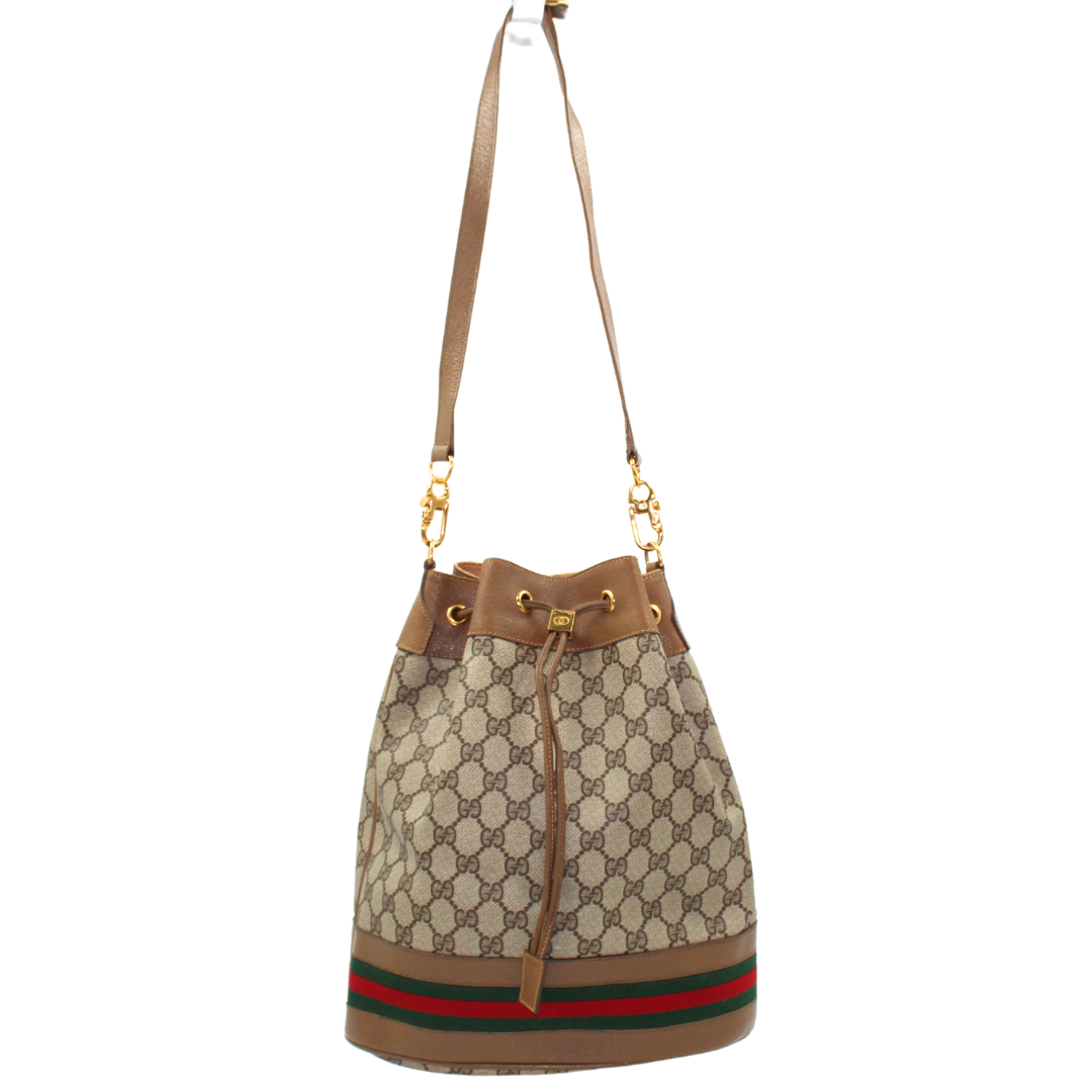 Vintage Gucci Ophidia GG Supreme Bucket Bag