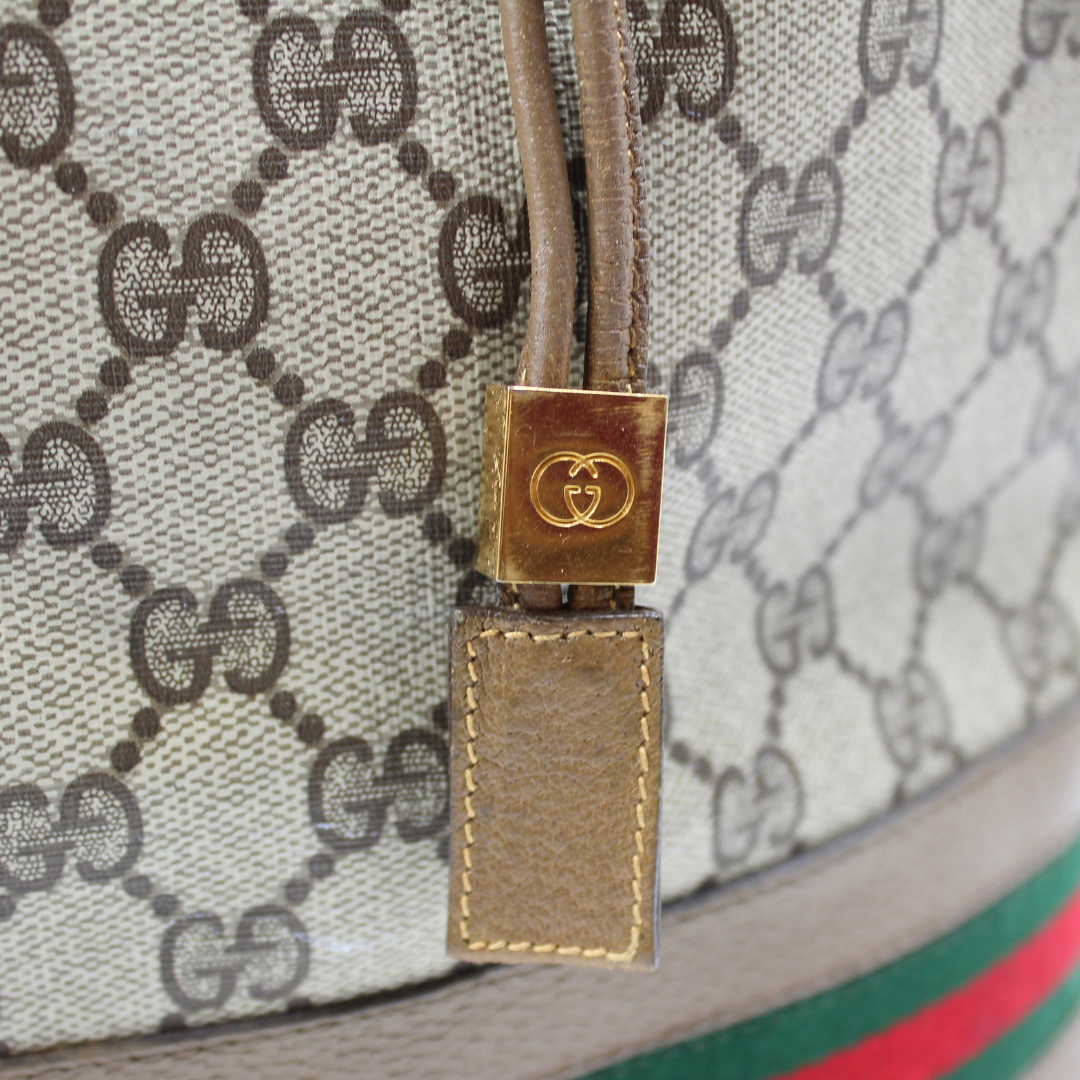 Vintage Gucci Ophidia GG Supreme Bucket Bag