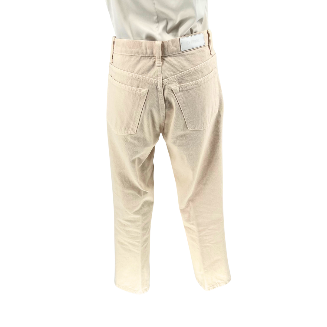 RE/DONE Cream Pants