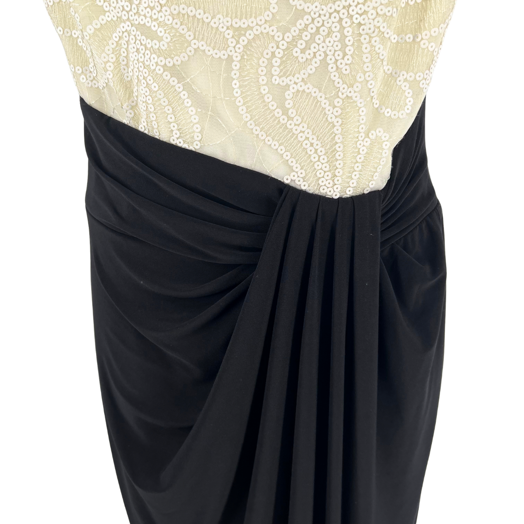 Lauren Ralph Lauren Cream Black Gown/Evening Wear