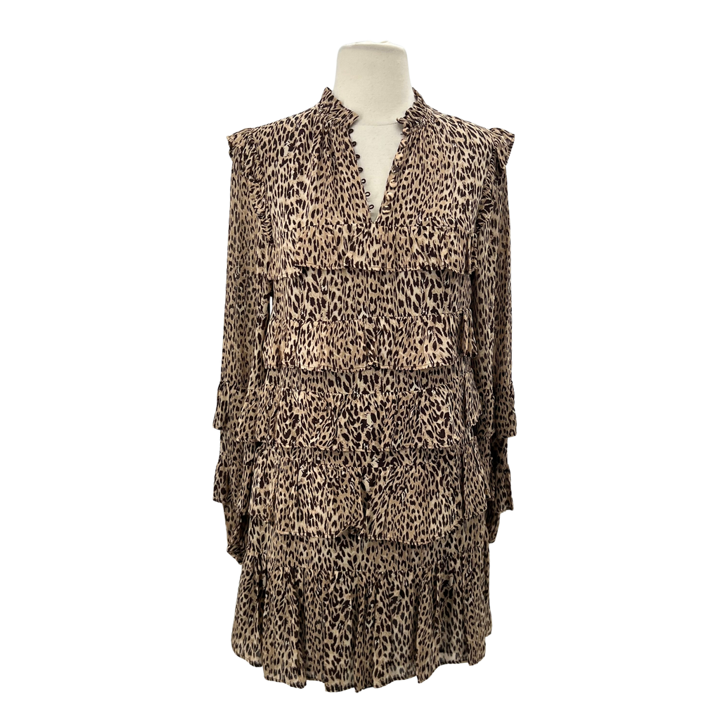 mint velvet mini dresses Mint Velvet Size 4 Tan Dress – Chic Consignment LLC