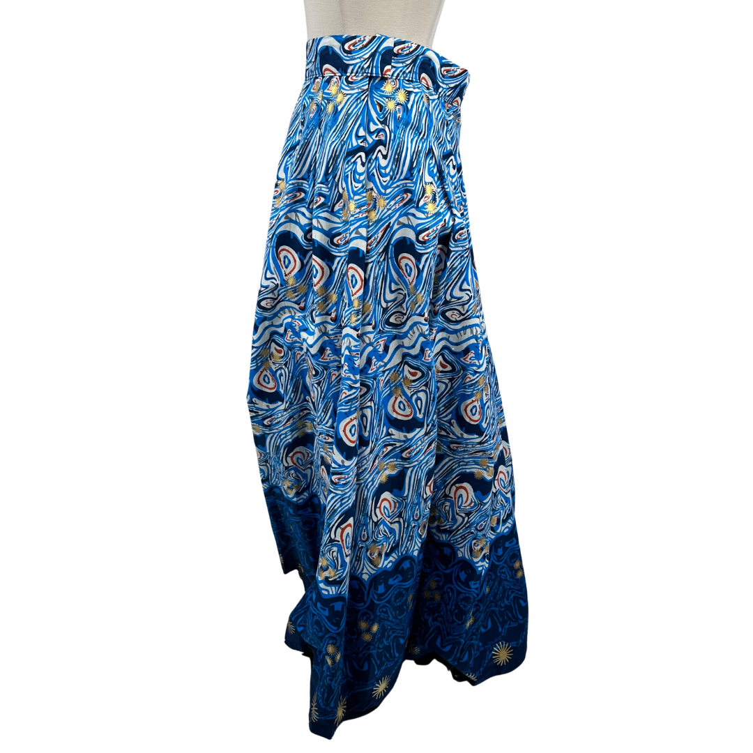 Frances + Benedict Blue Maxi Skirt