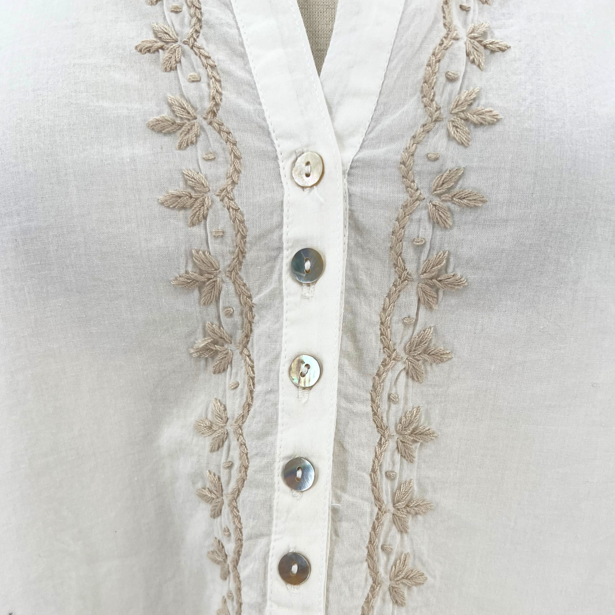Subtle Luxury White Blouse