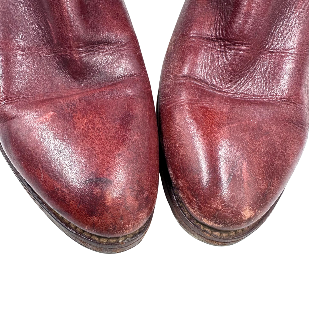 Frye 10 Burgundy Boots