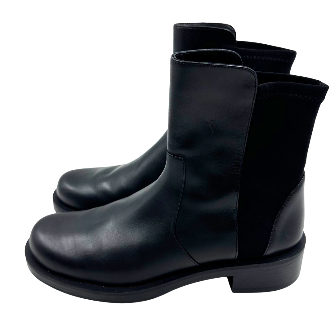 Stuart Weitzman 6.5 Black Leather Booties