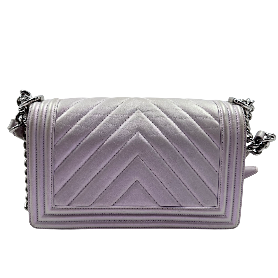 Chanel Chevron Boy Bag
