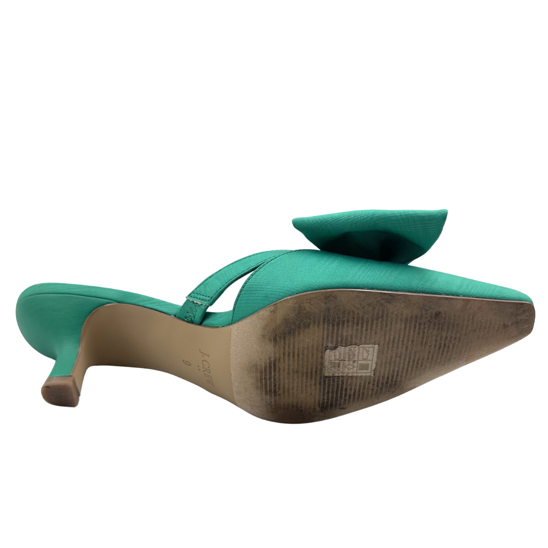 J Crew 9 Green Slides