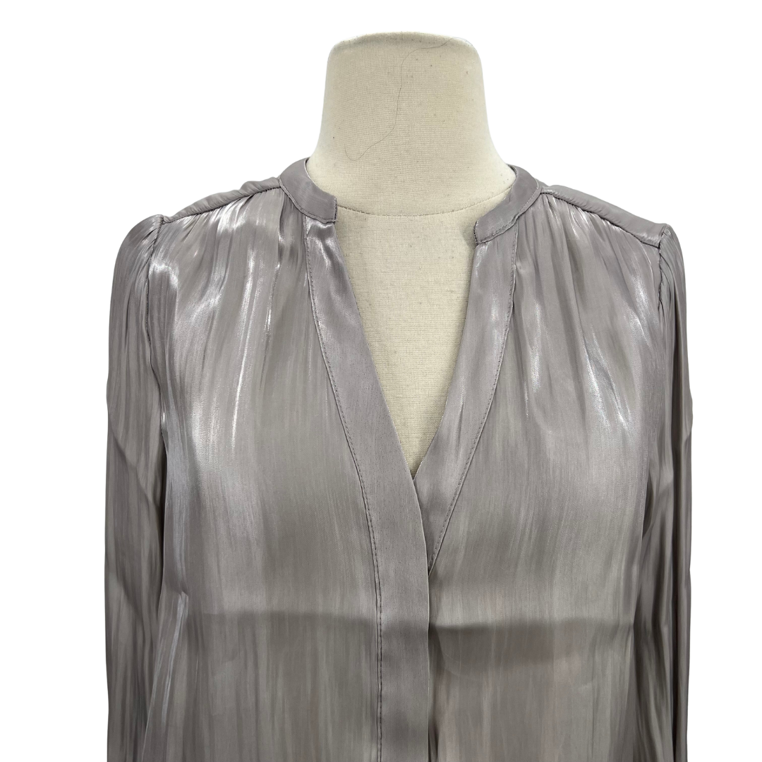 Melloday Grey Blouse