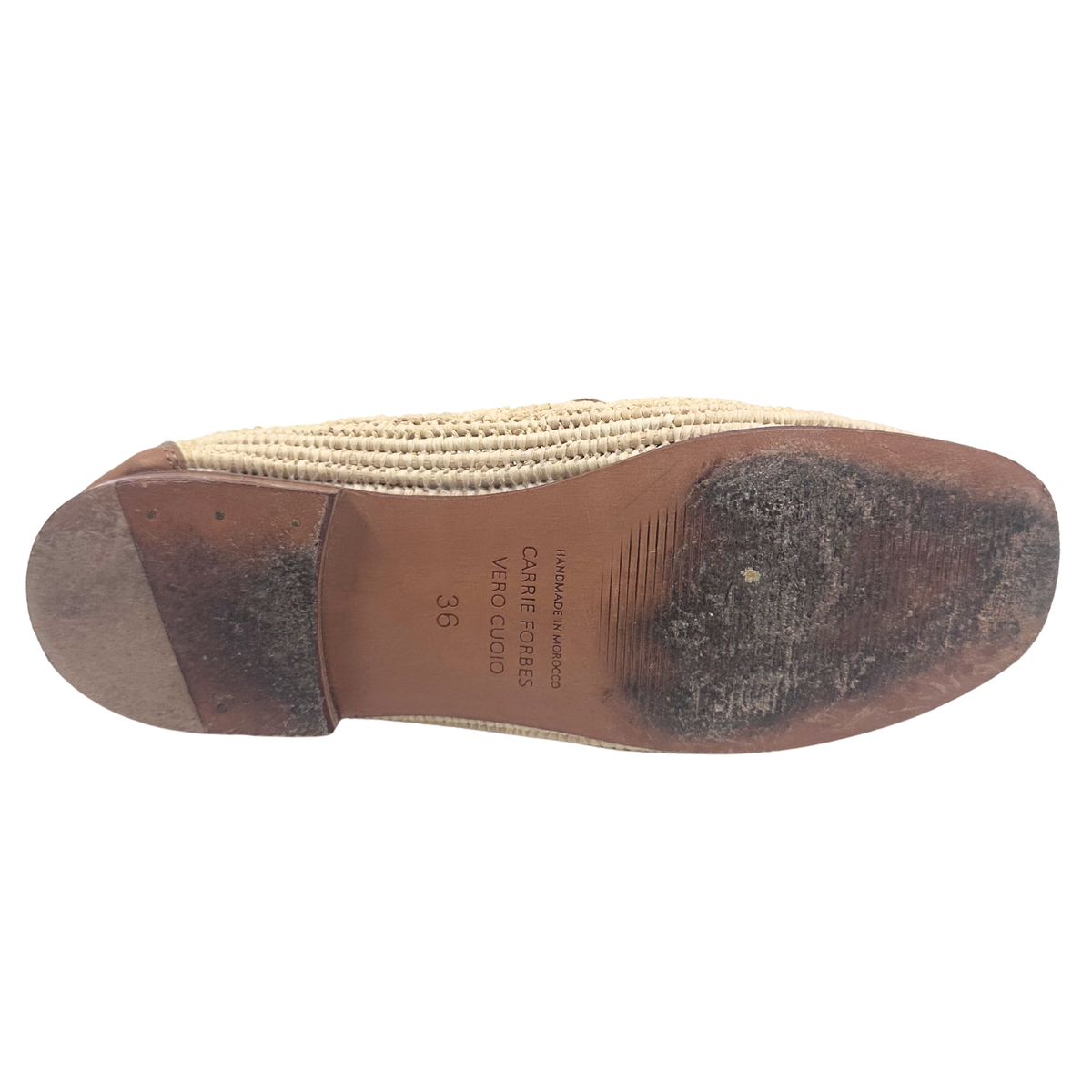 Carrie Forbes 36 Tan Loafers