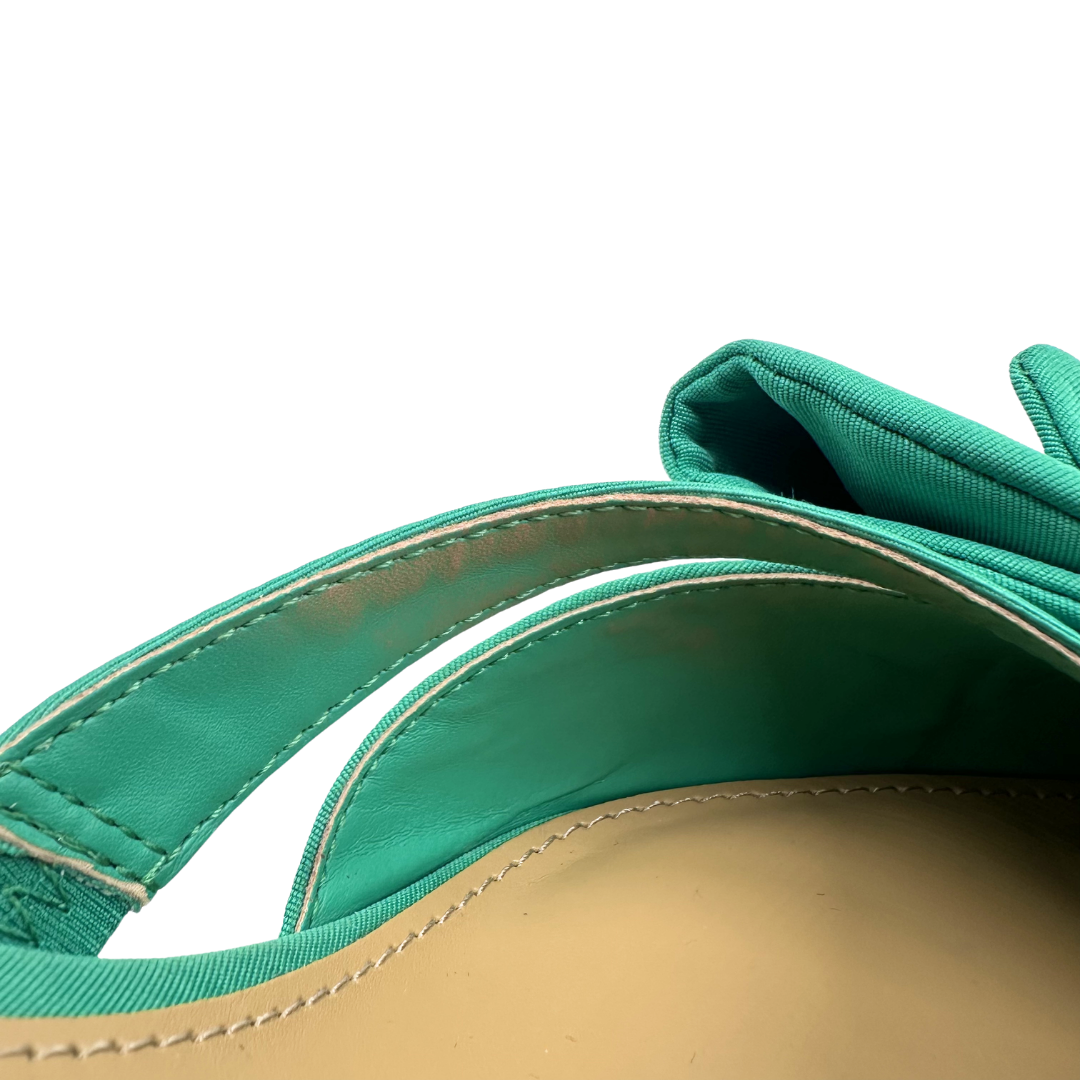 J Crew 9 Green Slides