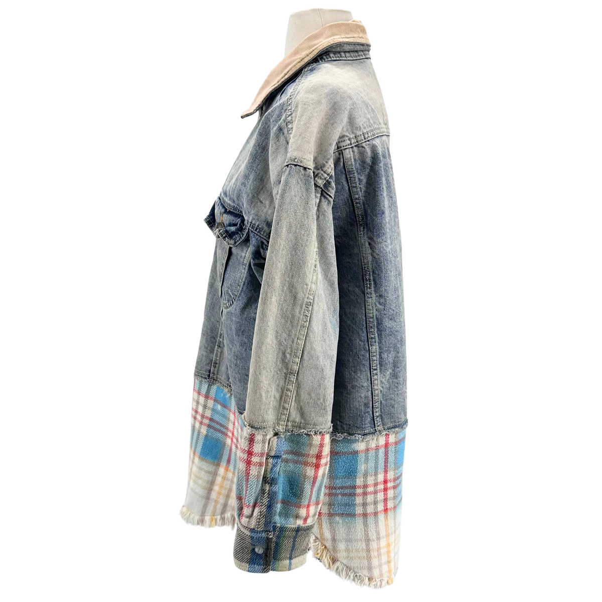 Free People Size M/L Denim Coat