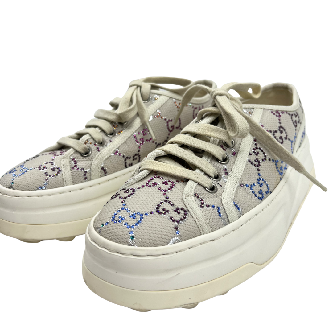Gucci Sparkle "GG" "Tennis 1977 Sneakers