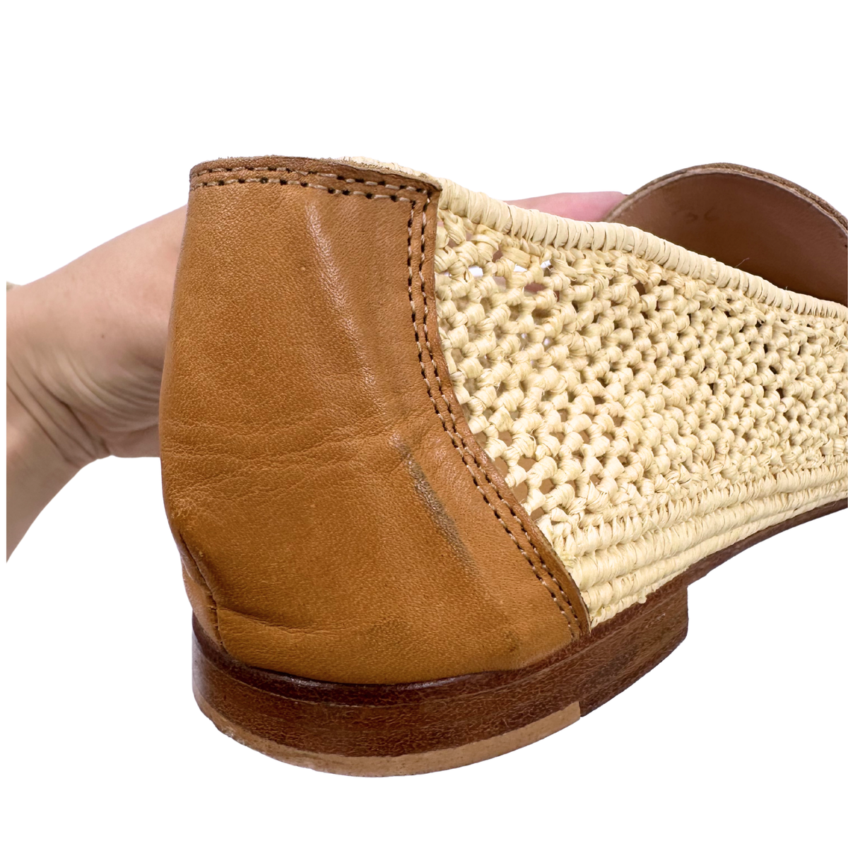 Carrie Forbes 36 Tan Loafers