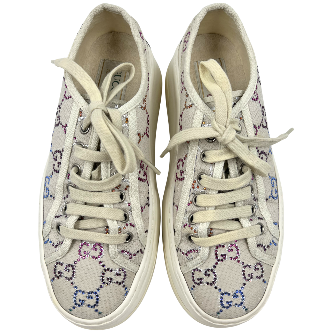 Gucci Sparkle "GG" "Tennis 1977 Sneakers