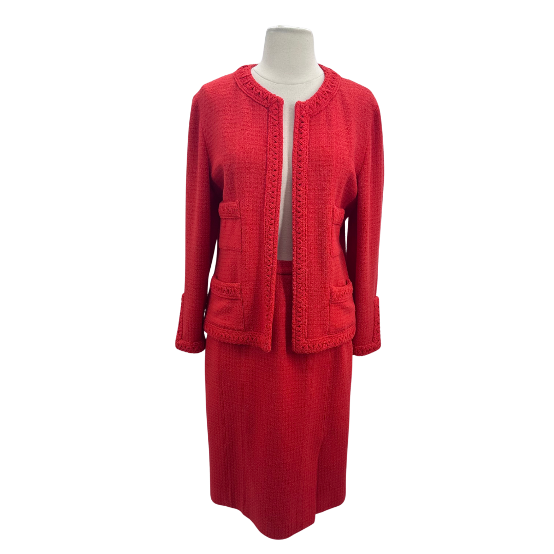 Chanel Red Suits