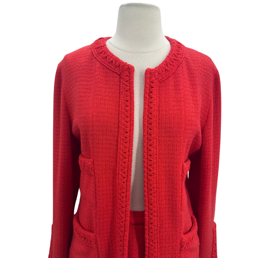 Chanel Red Suits