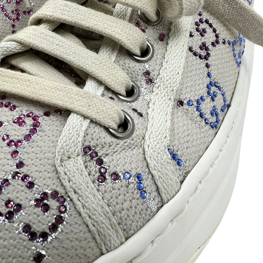 Gucci Sparkle "GG" "Tennis 1977 Sneakers