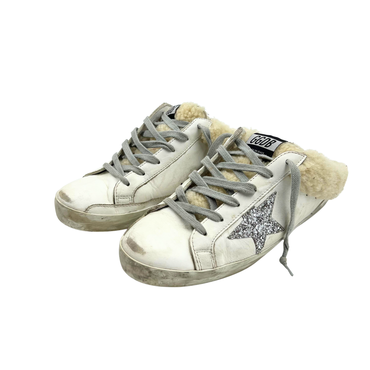Golden Goose 38 White/Cream Sneakers