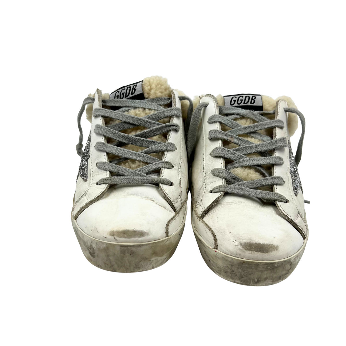 Golden Goose 38 White/Cream Sneakers
