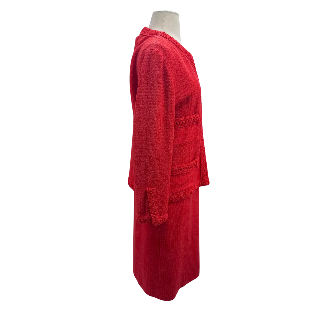 Chanel Red Suits