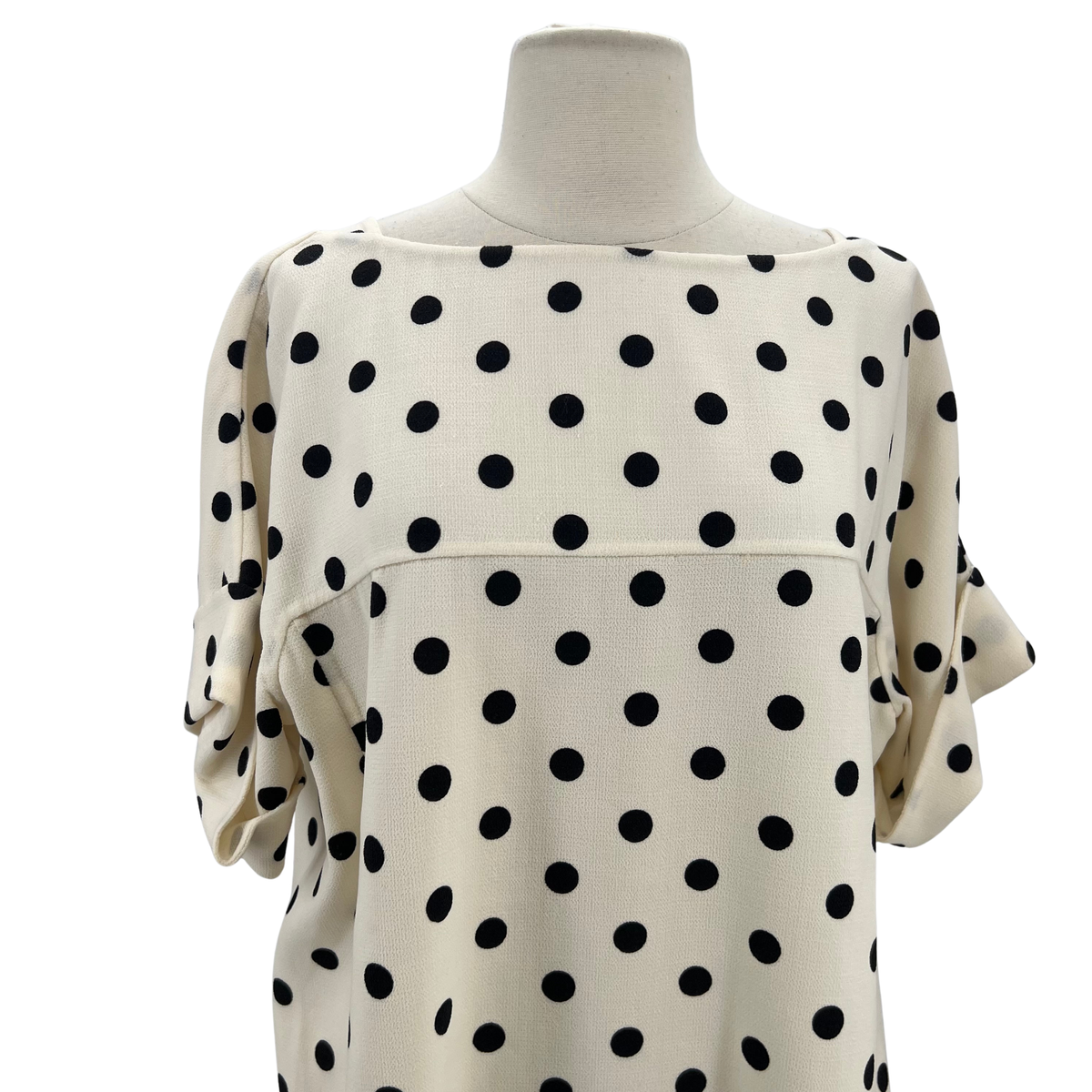 Oscar De La Renta Cream/Black Dress
