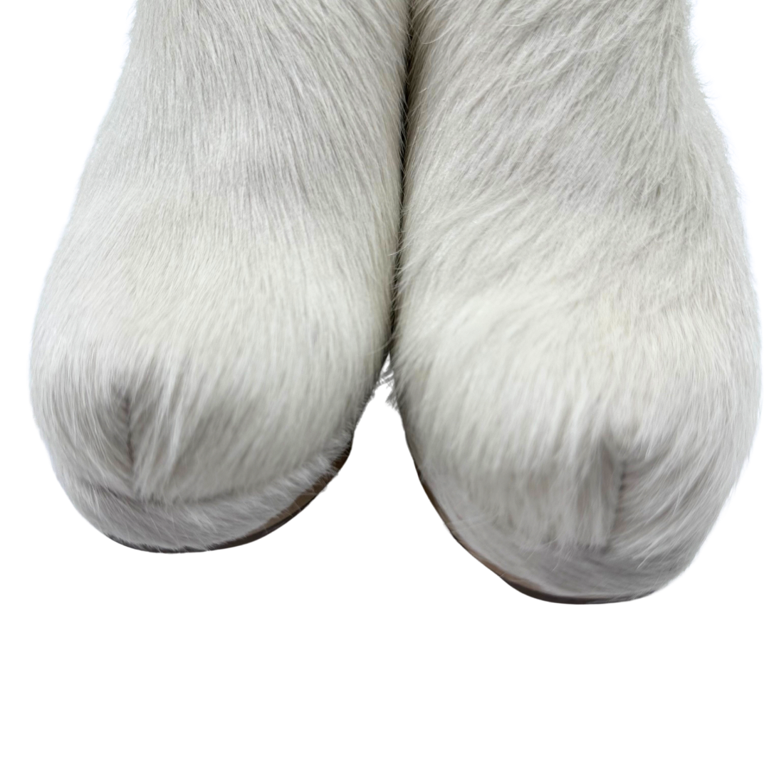 Rachel Comey 8 38 White Pony Hair Clogs