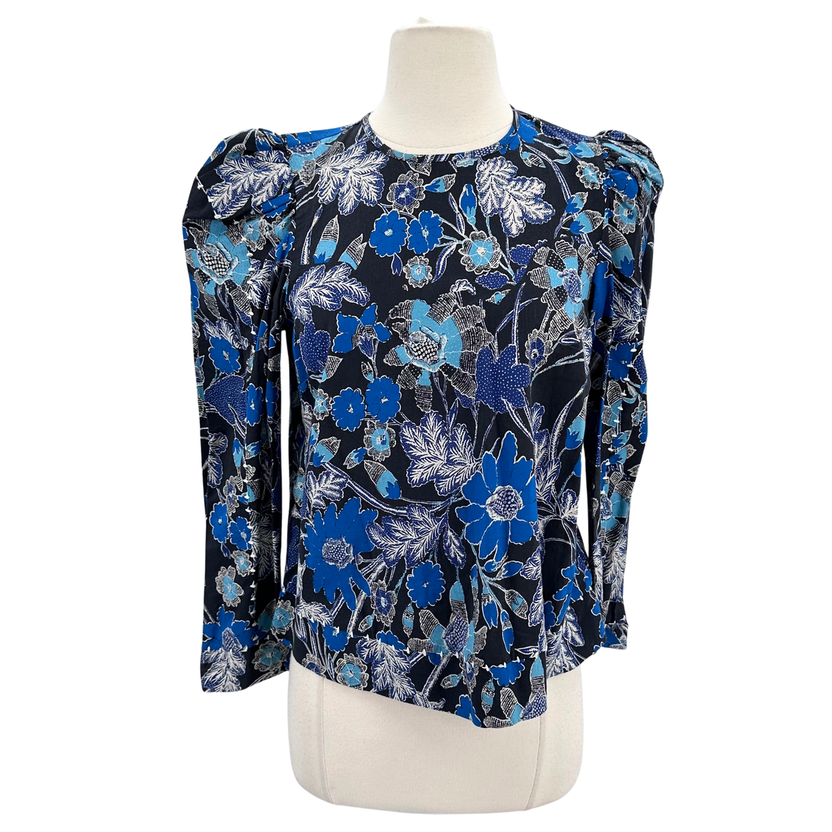 Ulla Johnson Size 0 Black/Blue Top