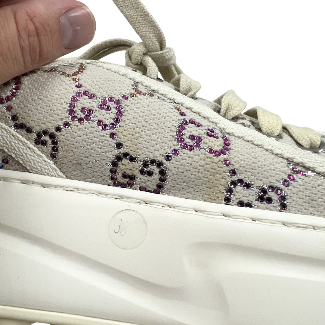 Gucci Sparkle "GG" "Tennis 1977 Sneakers