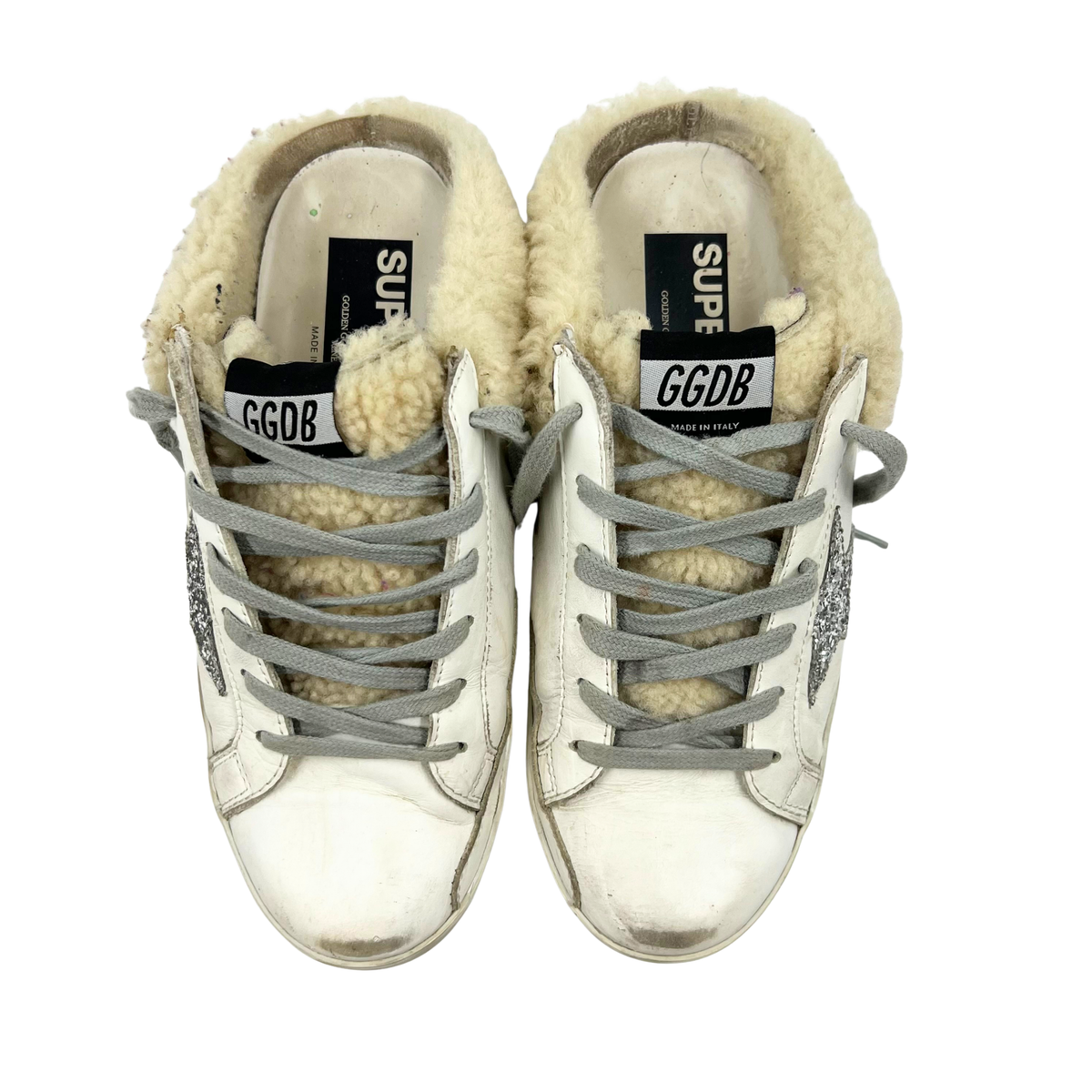 Golden Goose 38 White/Cream Sneakers