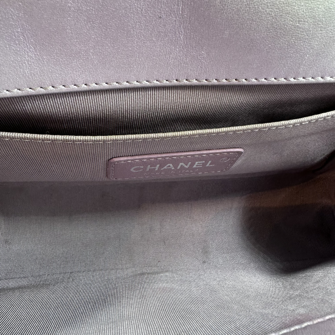 Chanel Chevron Boy Bag