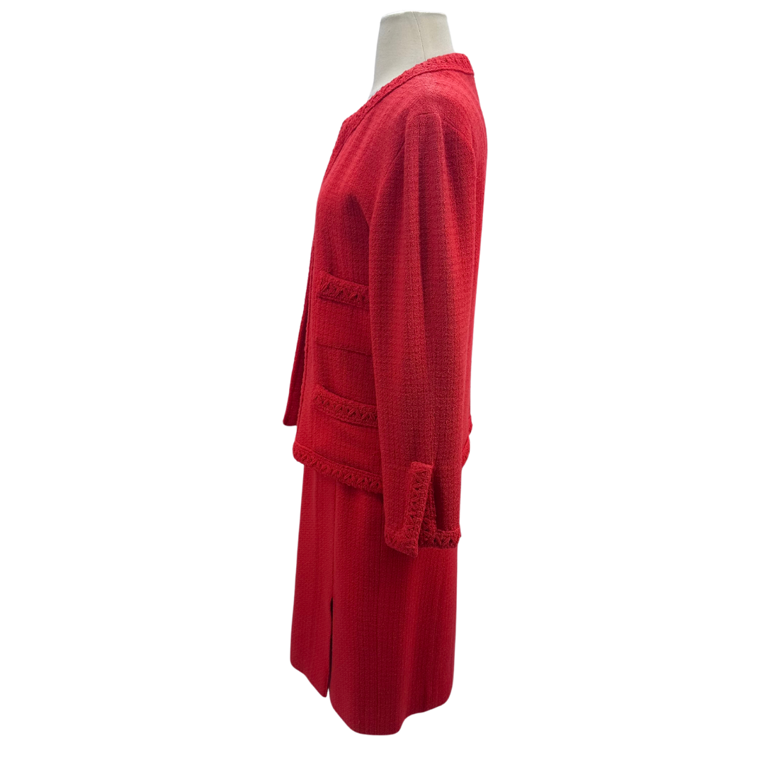 Chanel Red Suits