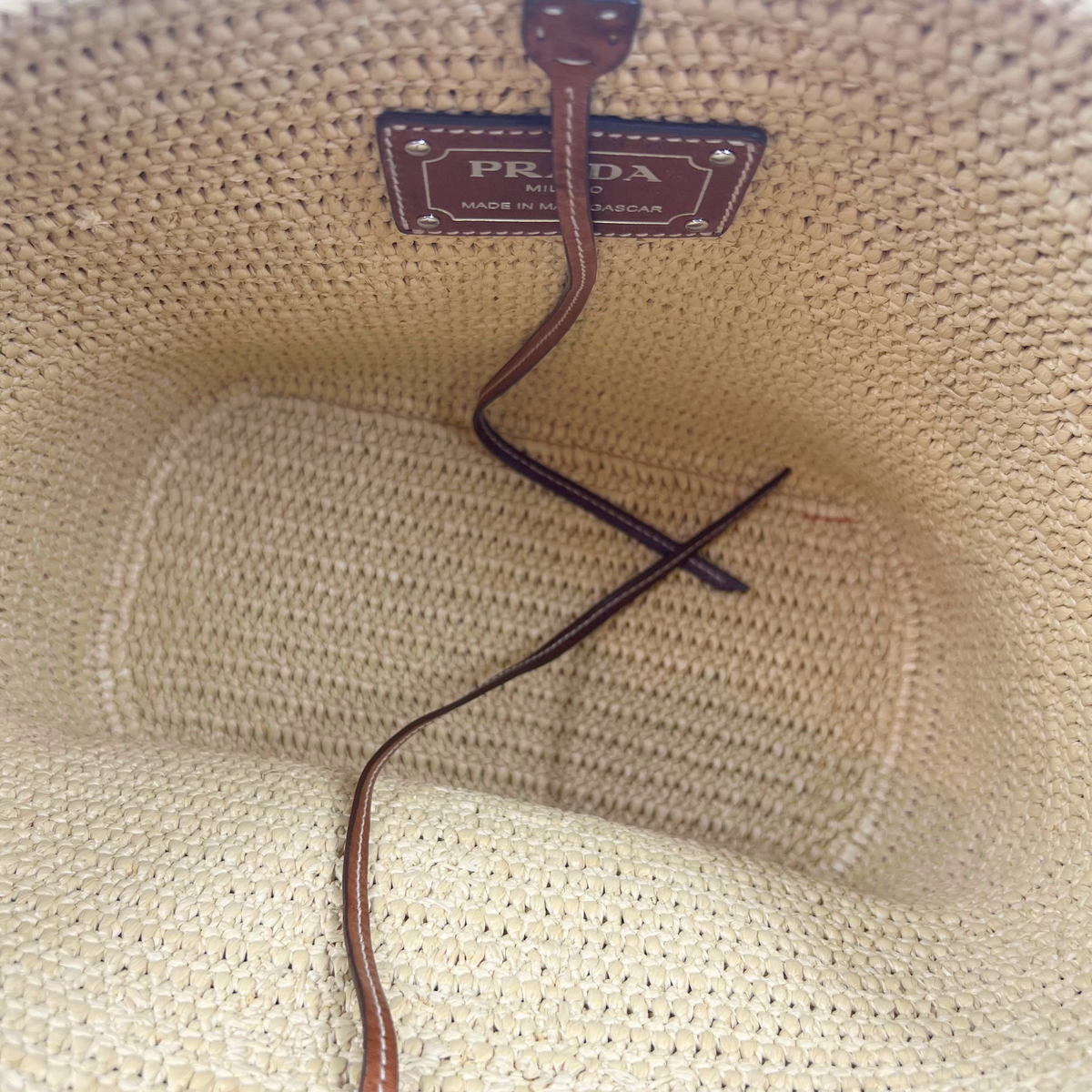 Prada Crochet Bucket