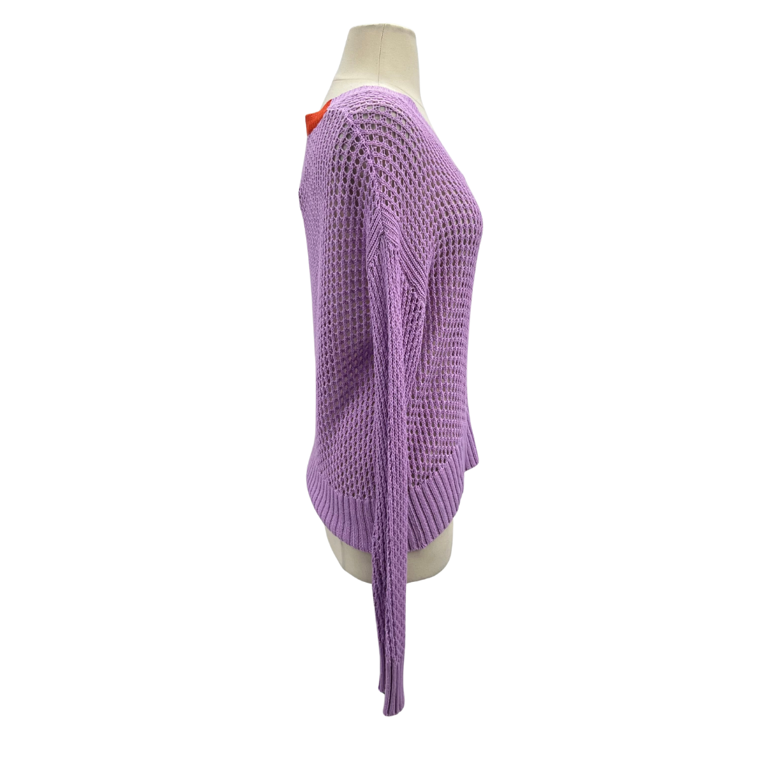Kerri Rosenthal Purple Cardigan