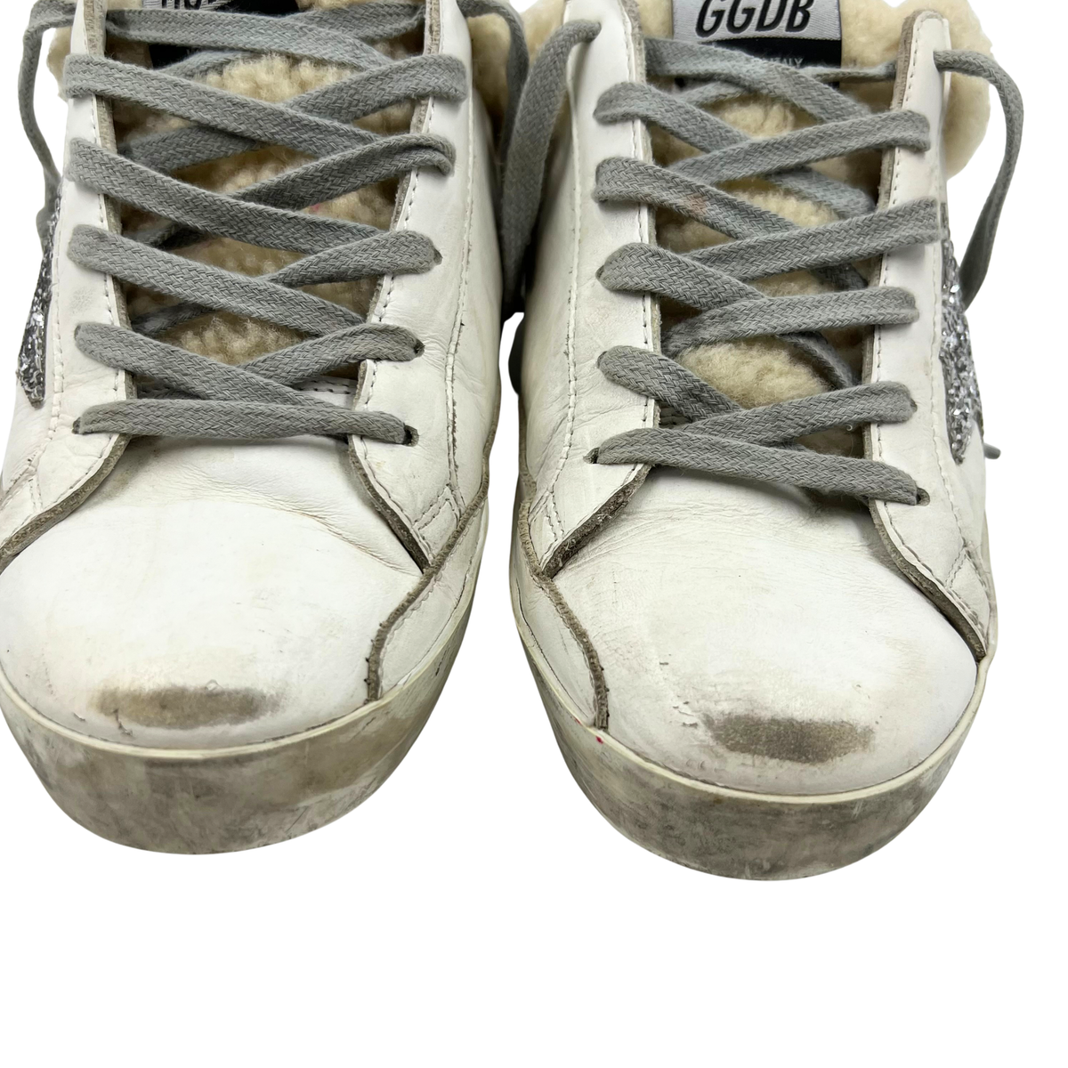 Golden Goose 38 White/Cream Sneakers
