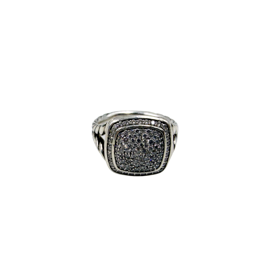 David Yurman Albion Pave Diamond 14mm Ring