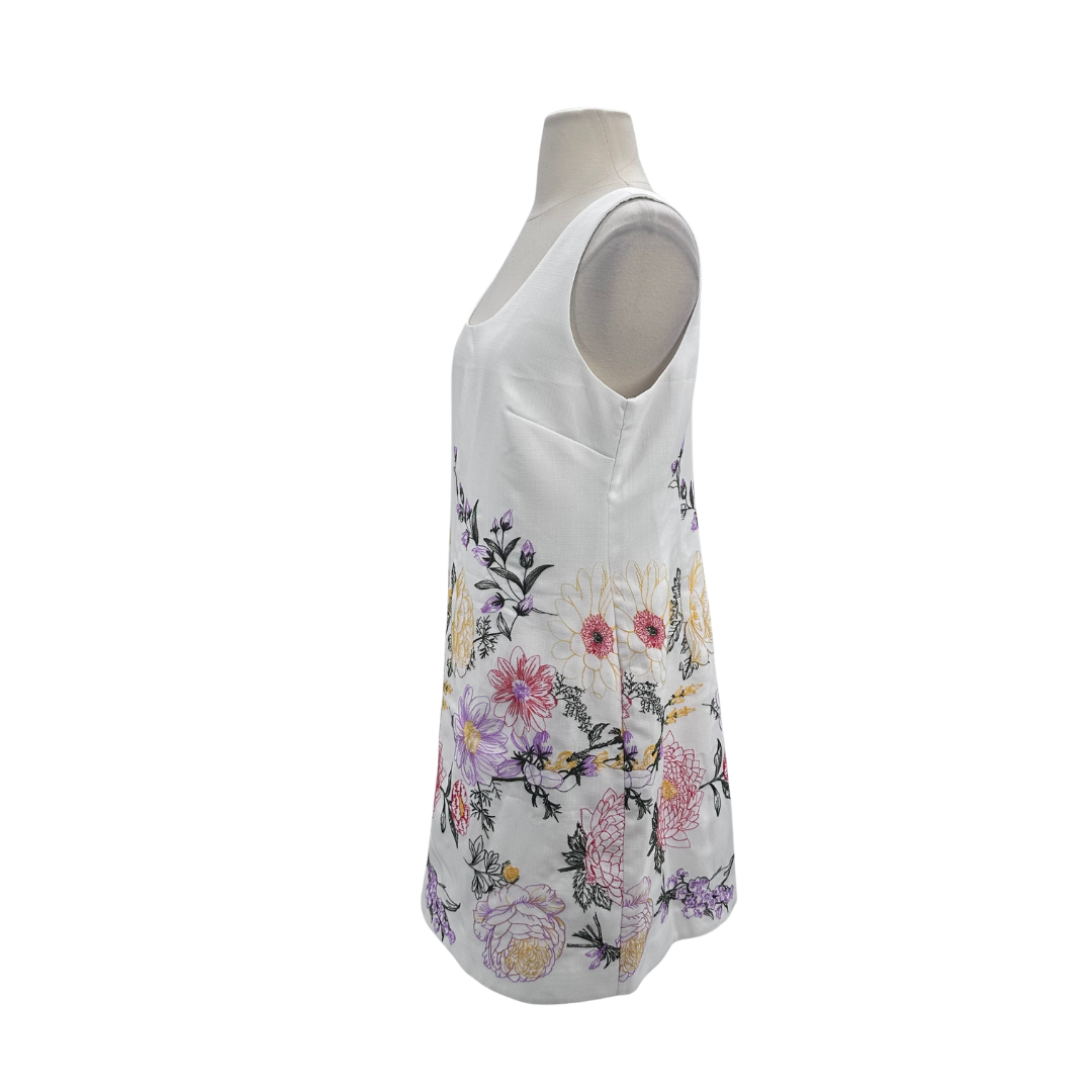 Tahari Size White Dress