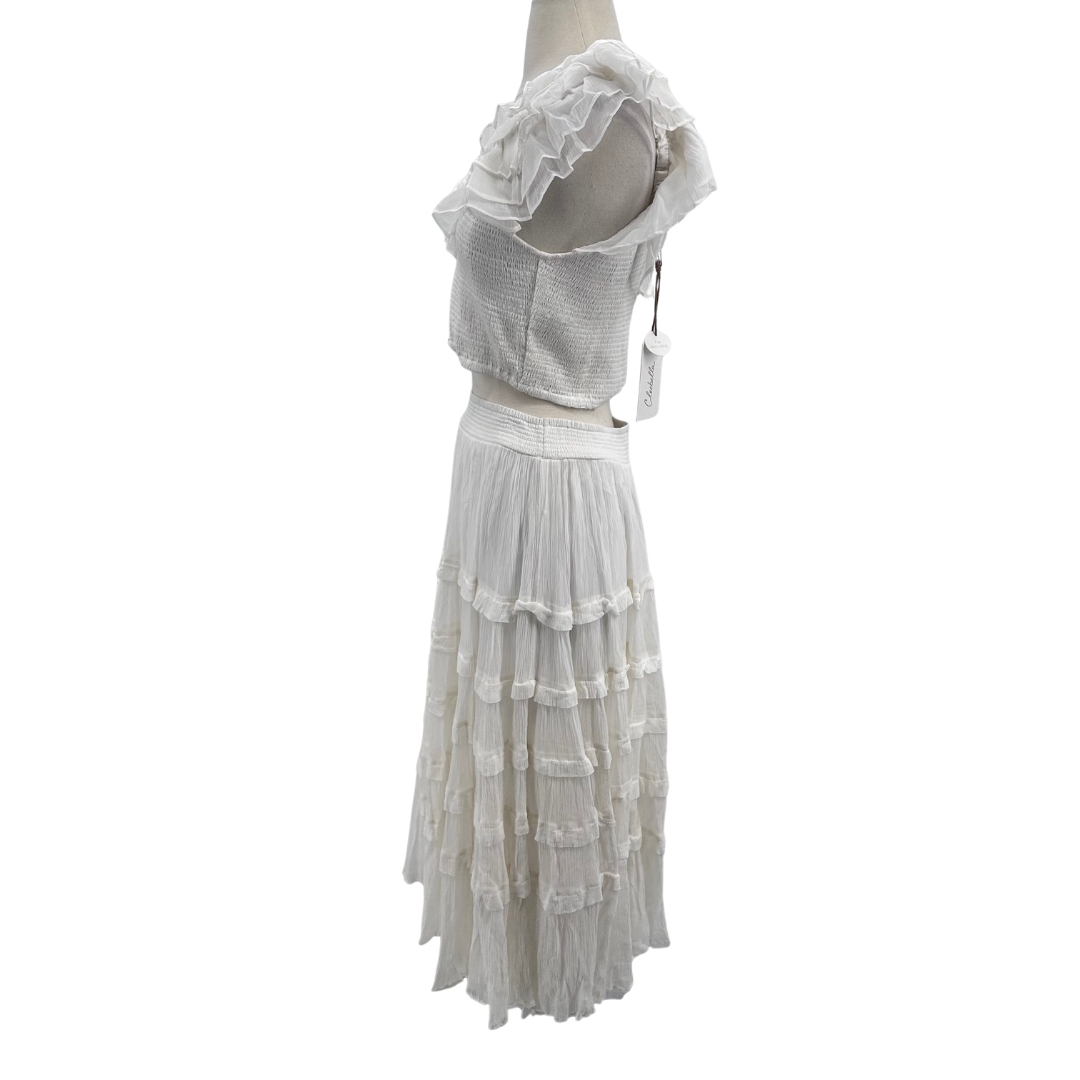 CLEOBELLA White 2 PC Dress