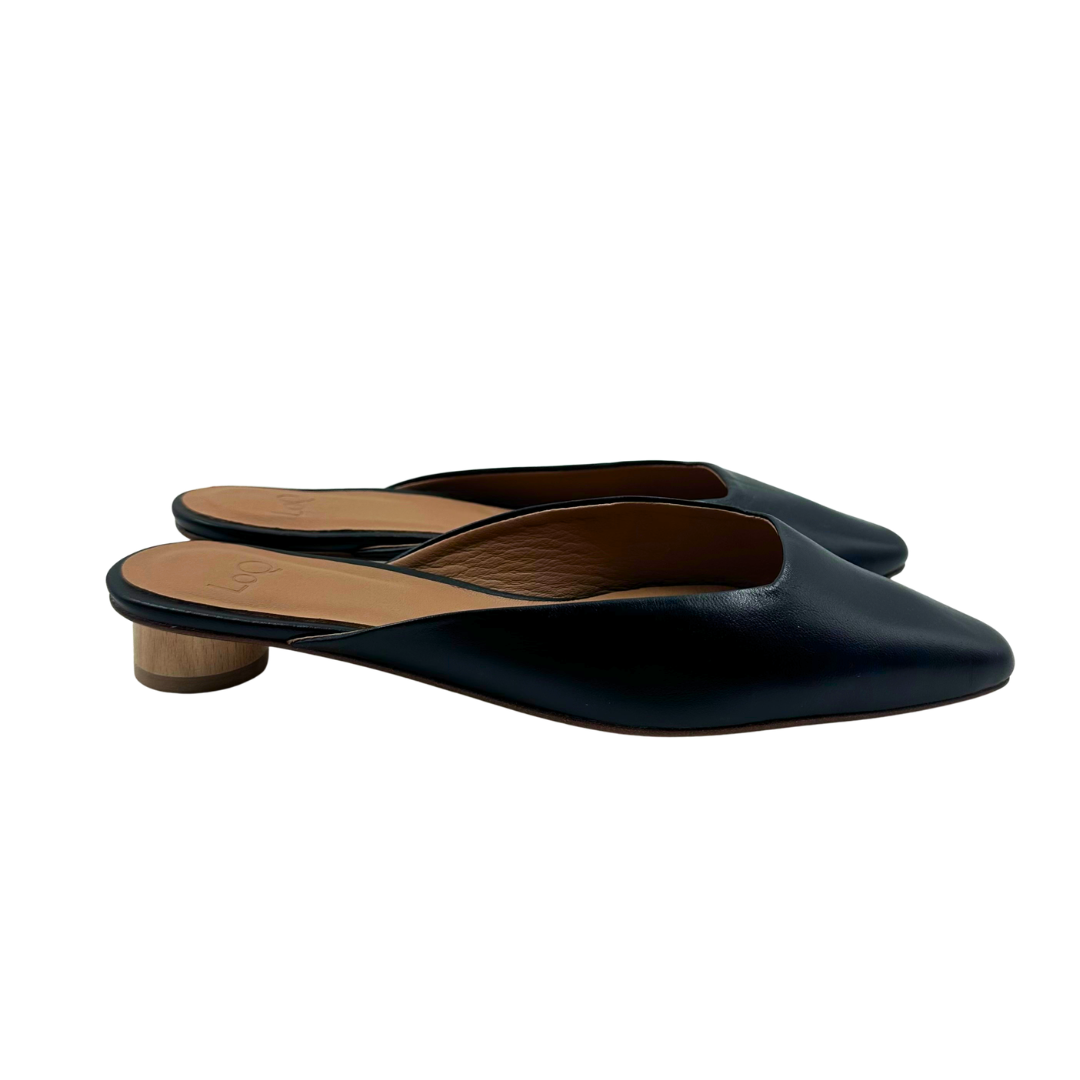 LoQ 37 Black Carmen Mules
