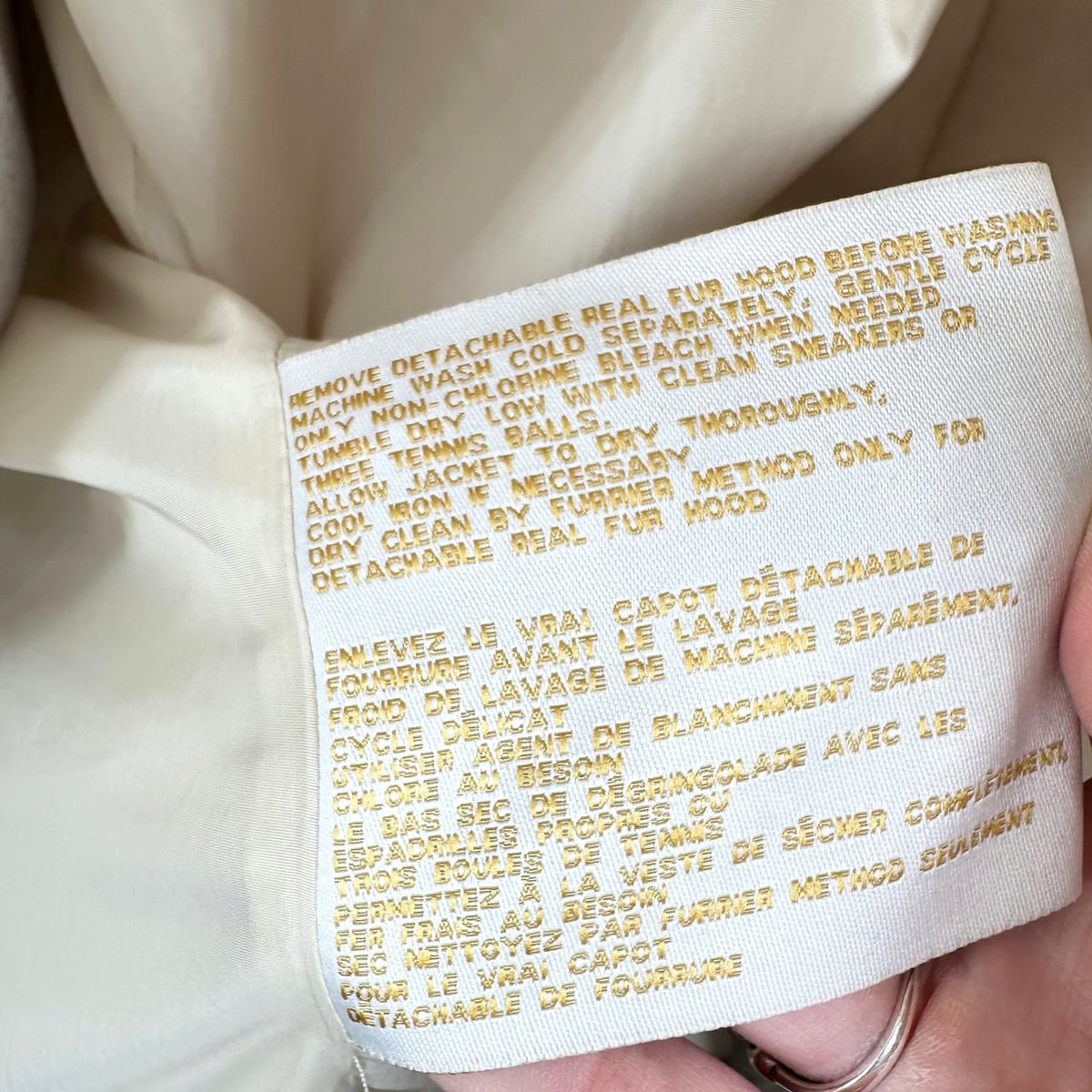 Laundry Beige Puffer