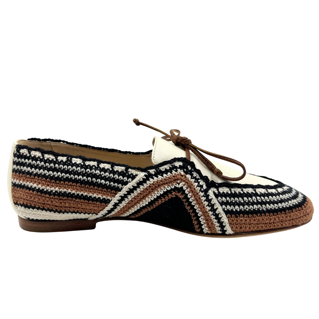 Gabriela Hearst 5 35 Multi Leather/Fabric Flats