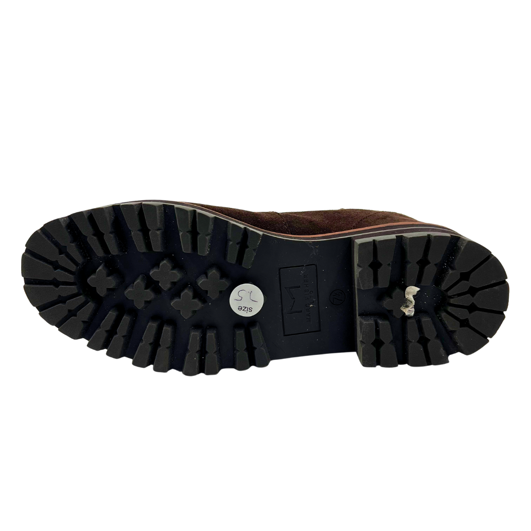 Marc Fisher 7.5 Brown Suede Booties