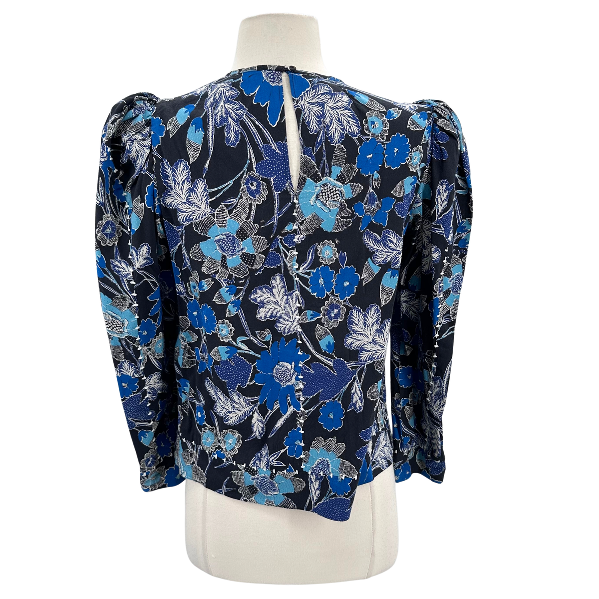 Ulla Johnson Size 0 Black/Blue Top