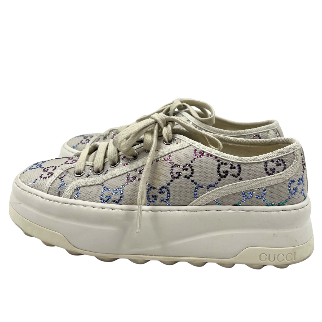 Gucci Sparkle "GG" "Tennis 1977 Sneakers