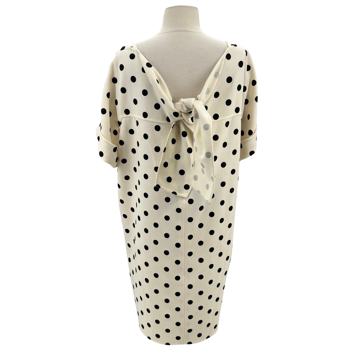 Oscar De La Renta Cream/Black Dress