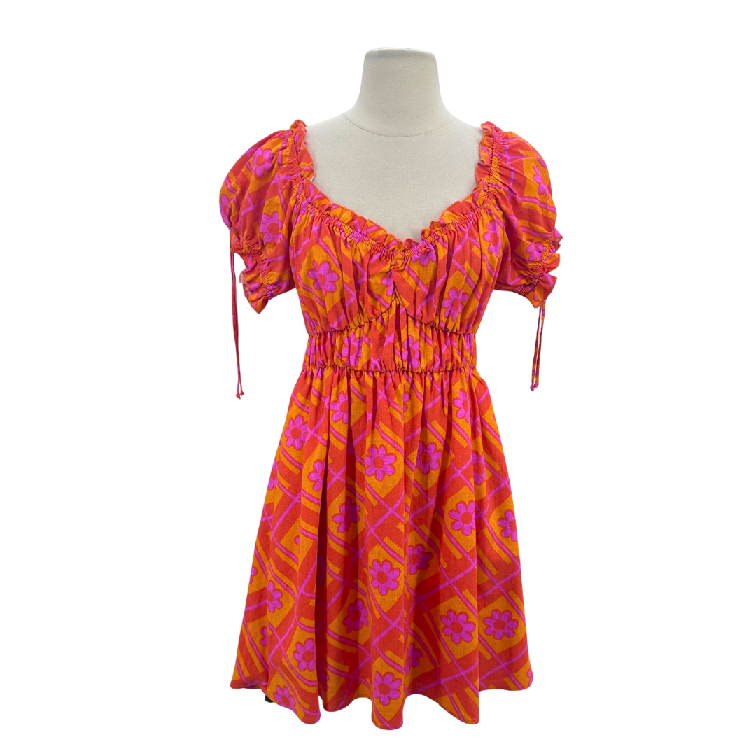 Show Me Your Mumu Orange/Pink Dress