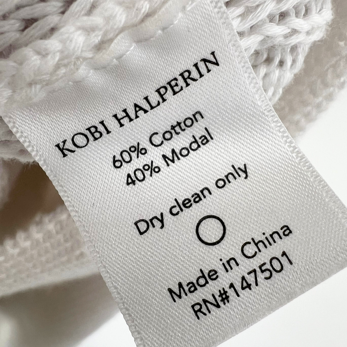 Kobi Halperin White Sweater