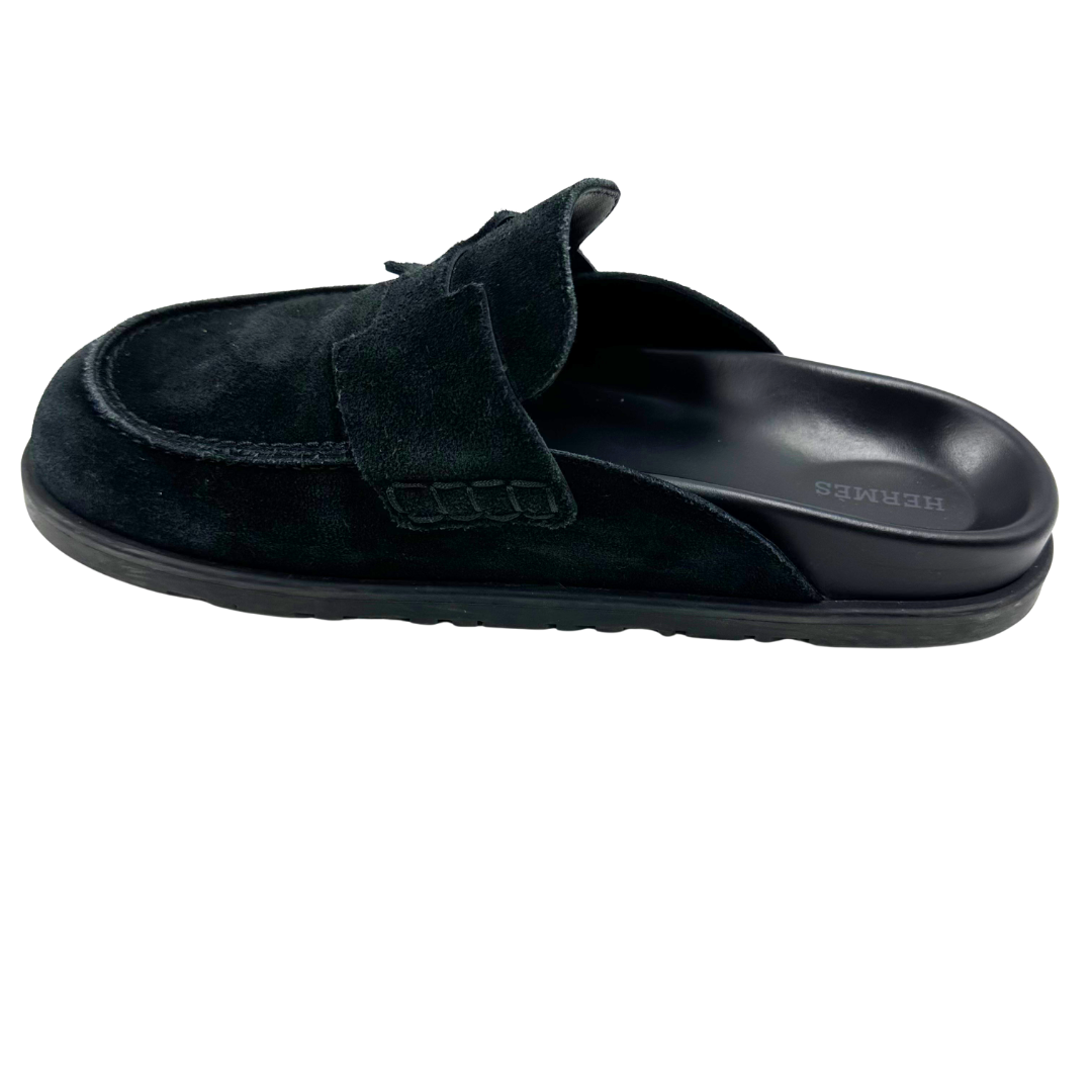 Hermes 40 Black Go Mules